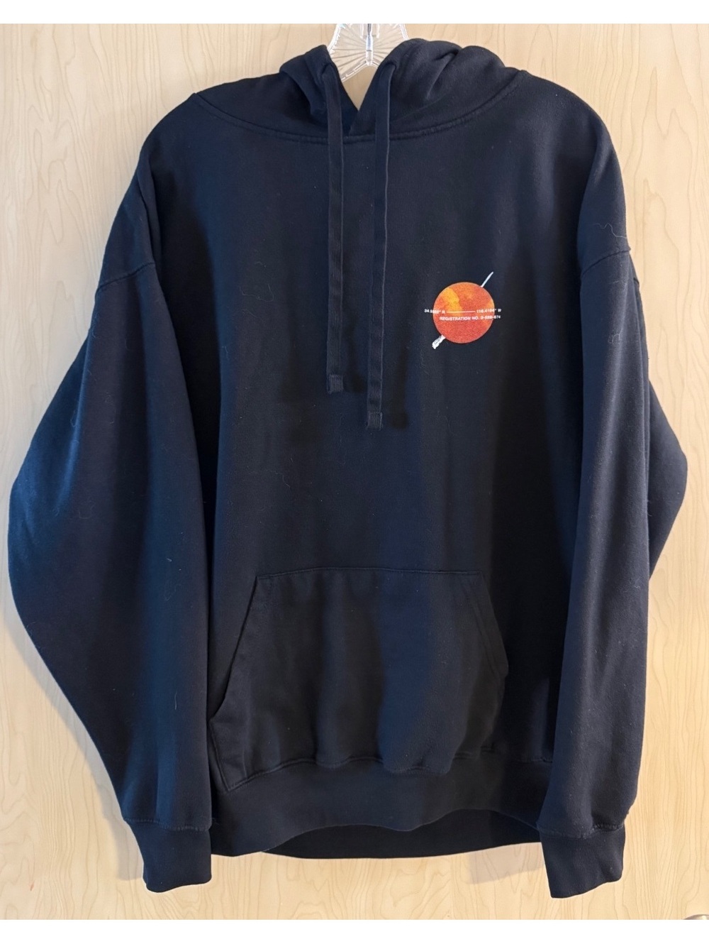 Lira black pullover hoodie graphic saguaro cactus size XL